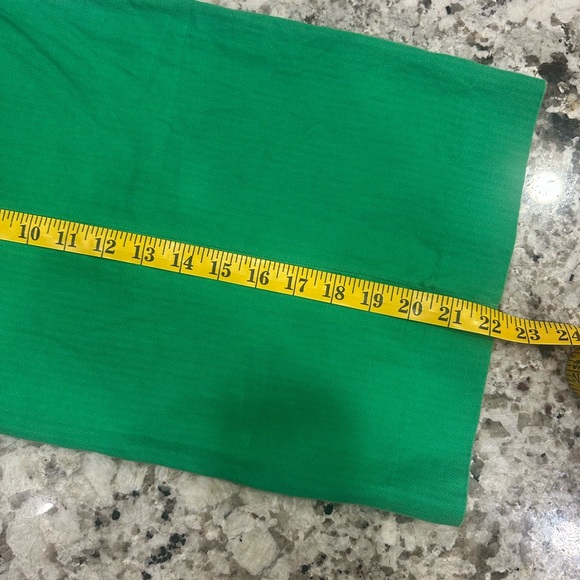 J. Crew Linen Cropped Wide Leg Green Pants Trousers Size 4 - Picture 11 of 11
